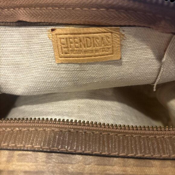 Fendi Crystal Canvas FF Zucca Boston / Duffle Bag - Picture 9 of 10